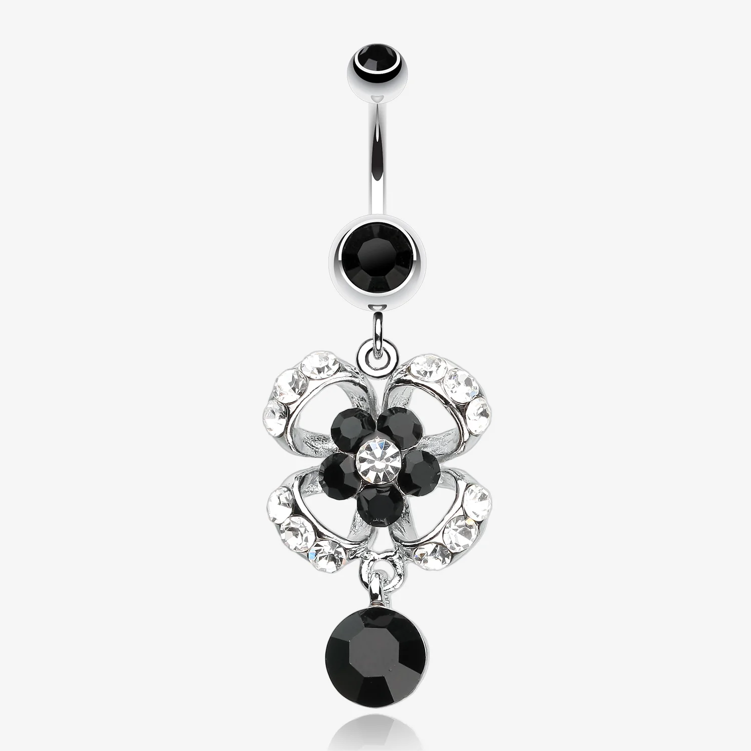 Flower Aura Belly Button Ring
