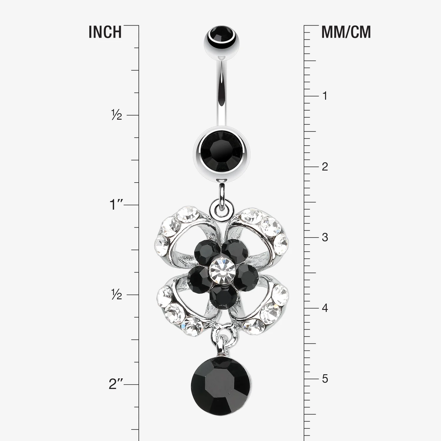 Flower Aura Belly Button Ring - Image 2