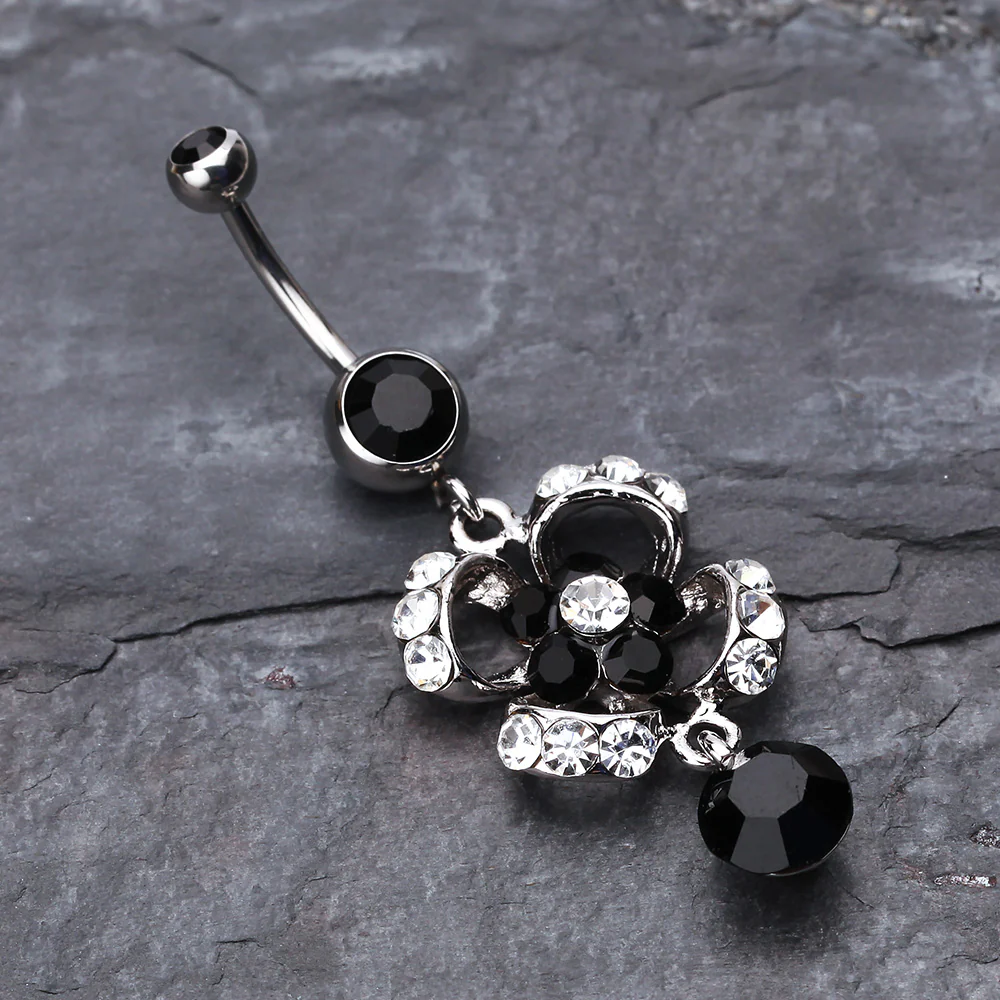 Flower Aura Belly Button Ring - Image 3