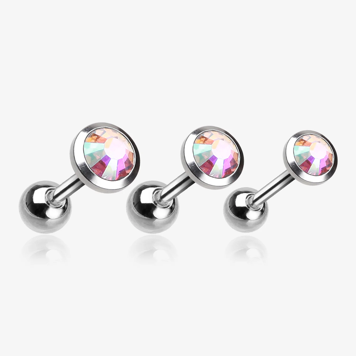 Gem Sparkle Cartilage Tragus Earring - Image 2