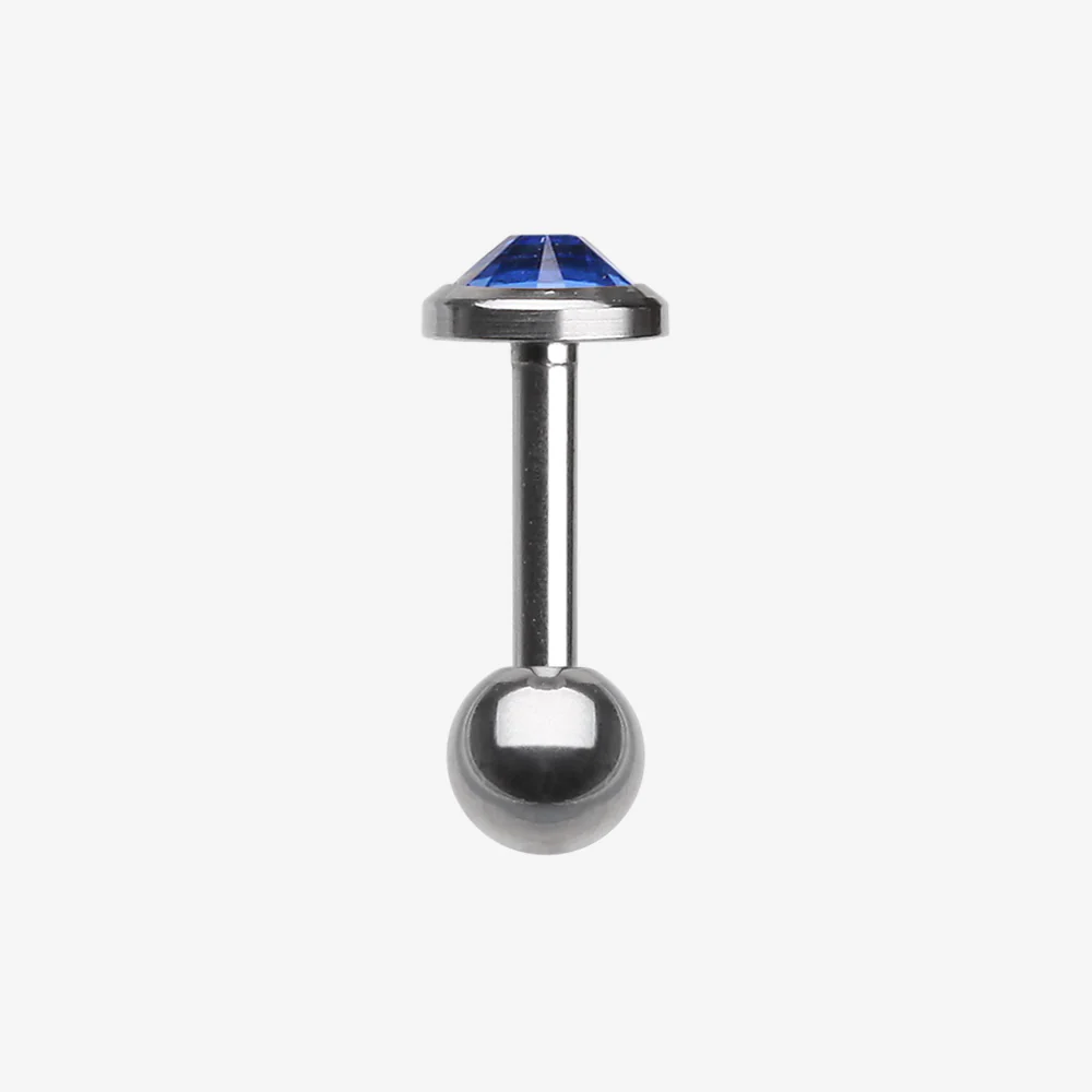 Gem Sparkle Cartilage Tragus Earring - Image 4