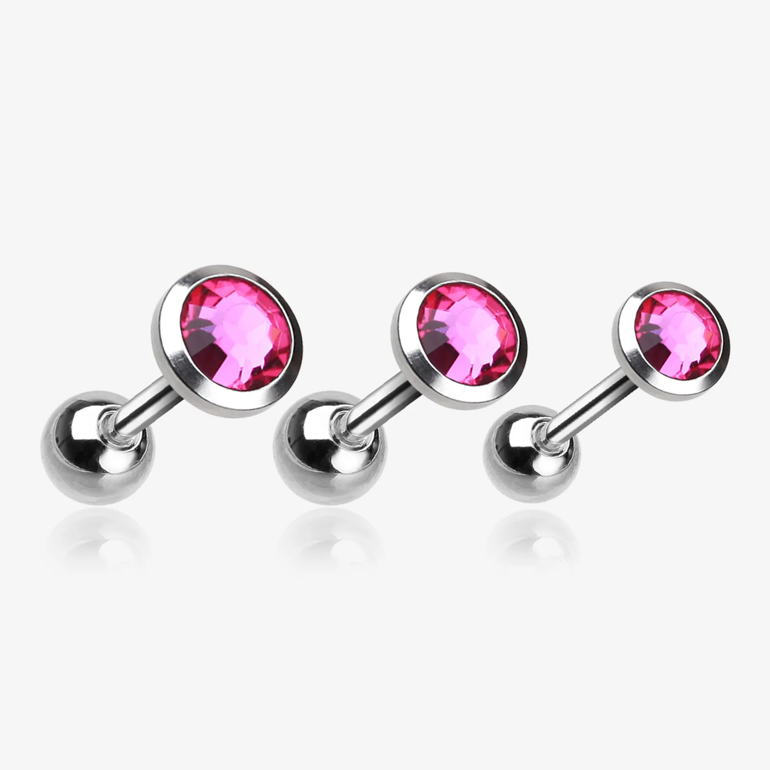 Gem Sparkle Cartilage Tragus Earring - Image 2