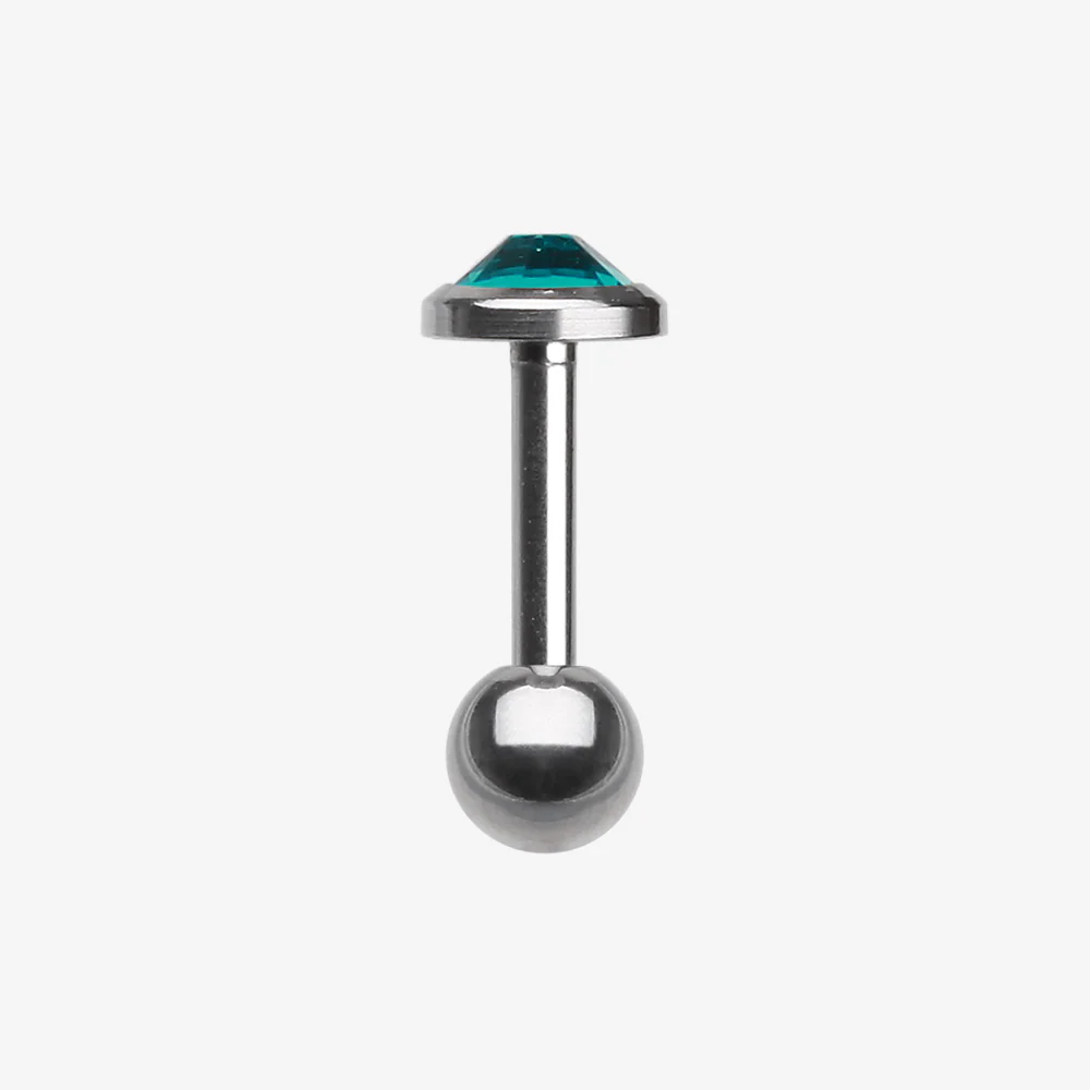 Gem Sparkle Cartilage Tragus Earring - Image 4