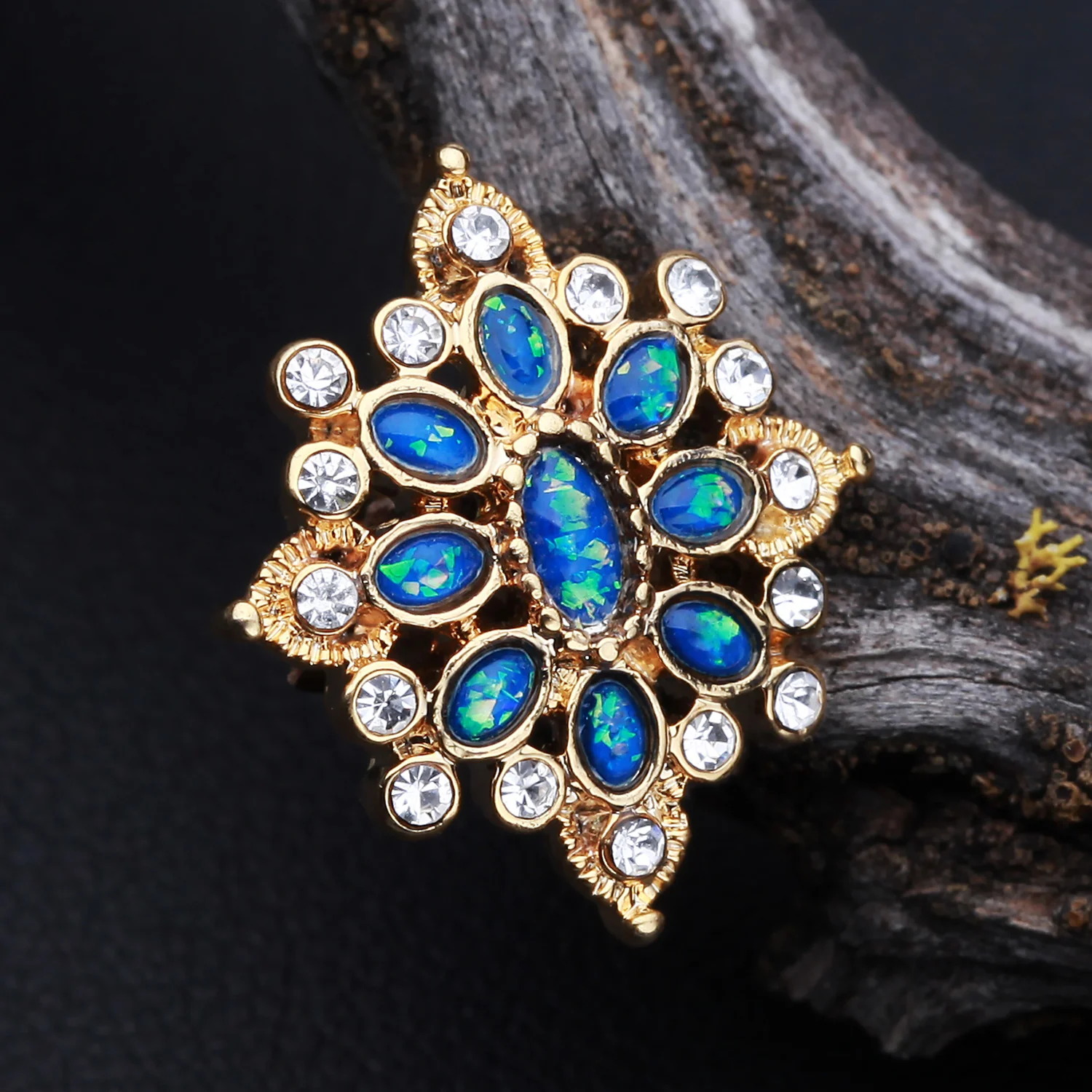 Golden Opal Roesia Ornate Cartilage Tragus Earring - Image 2