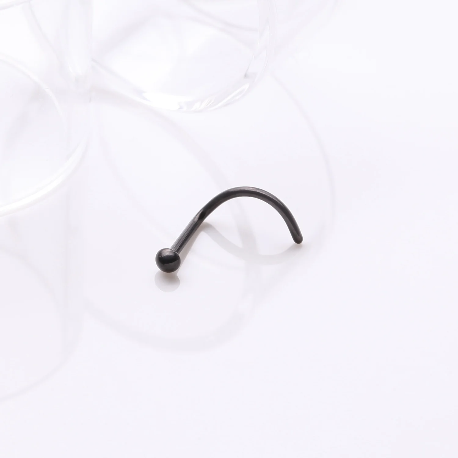 Implant Grade Titanium Blackline Dome Top Nose Screw Ring - Image 2