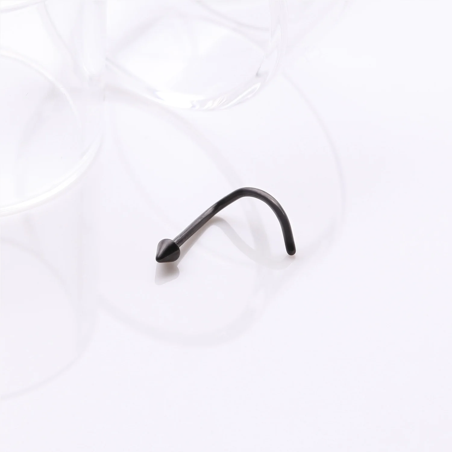 Implant Grade Titanium Blackline Spike Cone Top Nose Screw Ring - Image 2