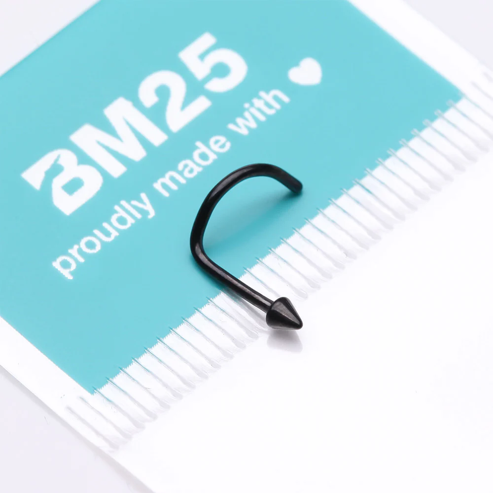 Implant Grade Titanium Blackline Spike Cone Top Nose Screw Ring - Image 4