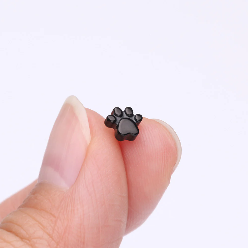 Implant Grade Titanium OneFit Threadless Blackline Adorable Paw Top Part - Image 3