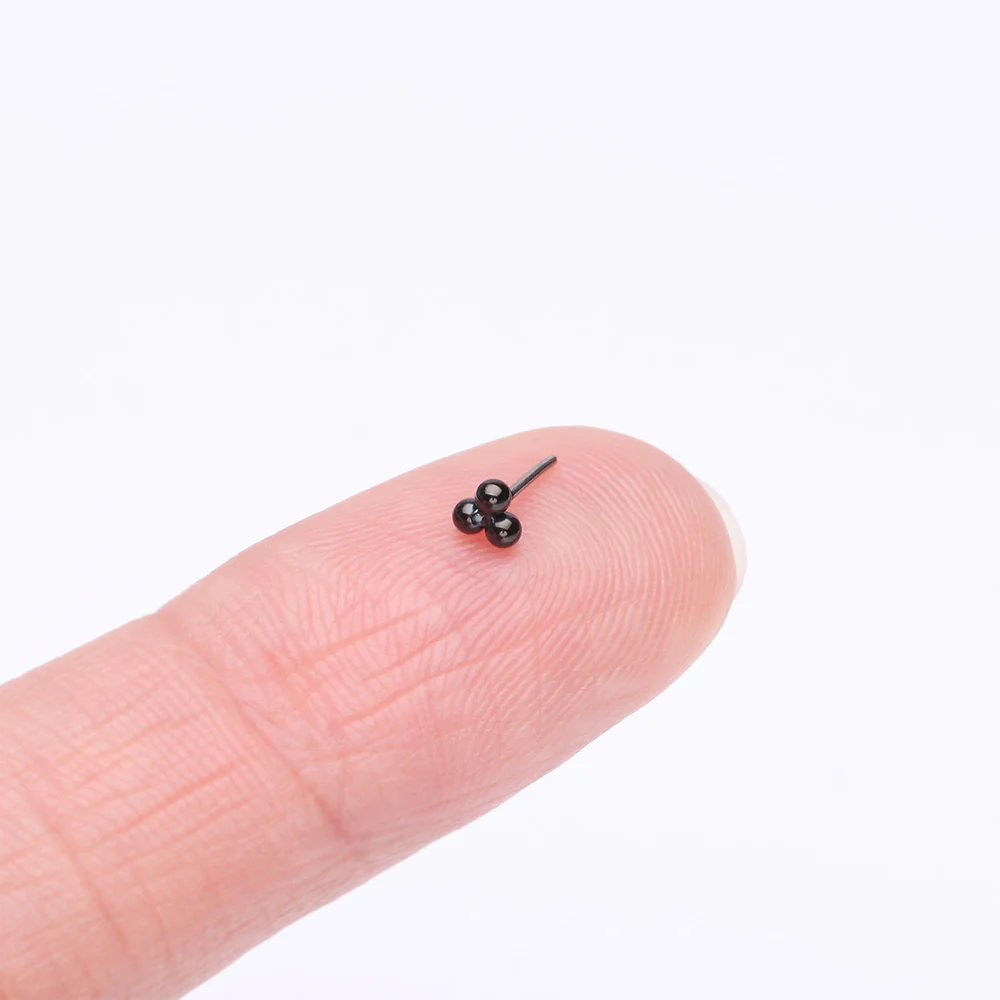 Implant Grade Titanium OneFit Threadless Blackline Trinity Bali Beads Top Part - Image 3