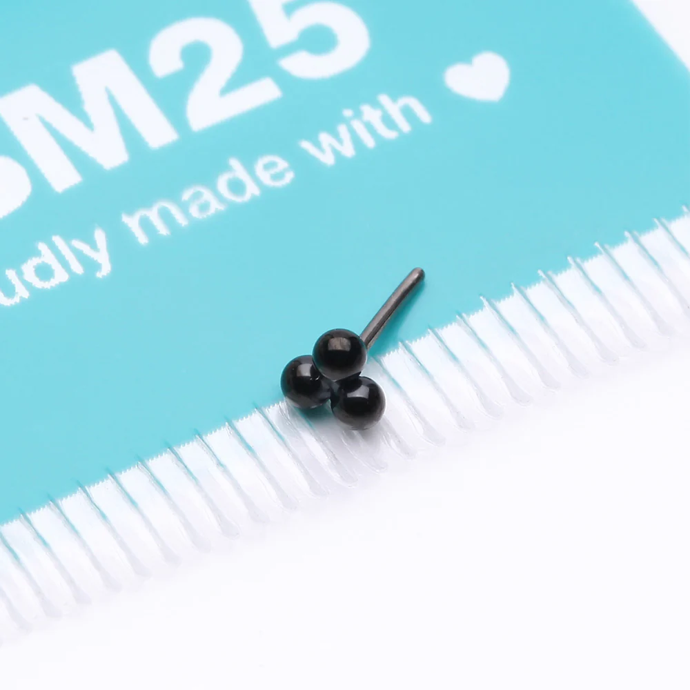Implant Grade Titanium OneFit Threadless Blackline Trinity Bali Beads Top Part - Image 4