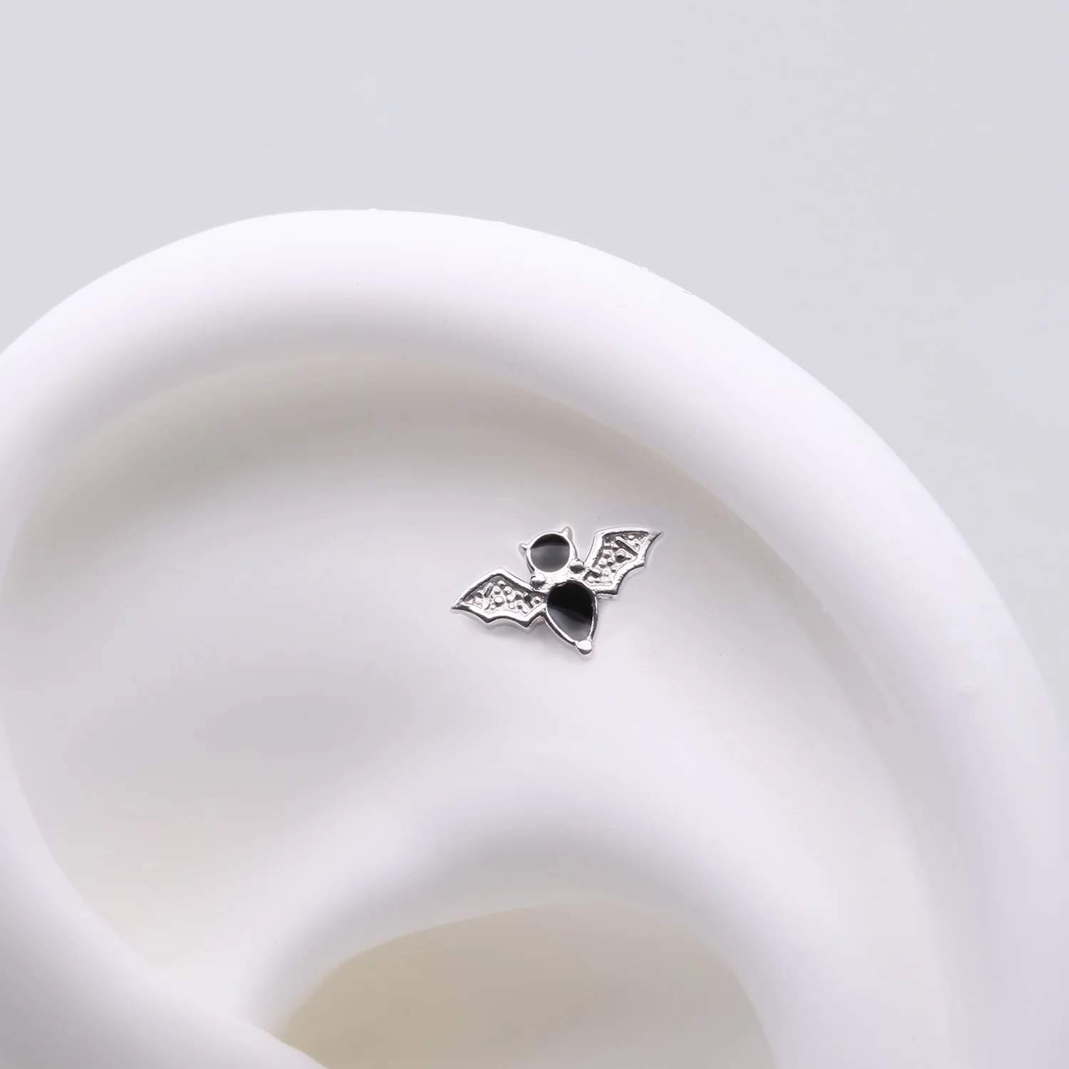 Implant Grade Titanium OneFit Threadless Flying Black Bat Top Part - Image 2
