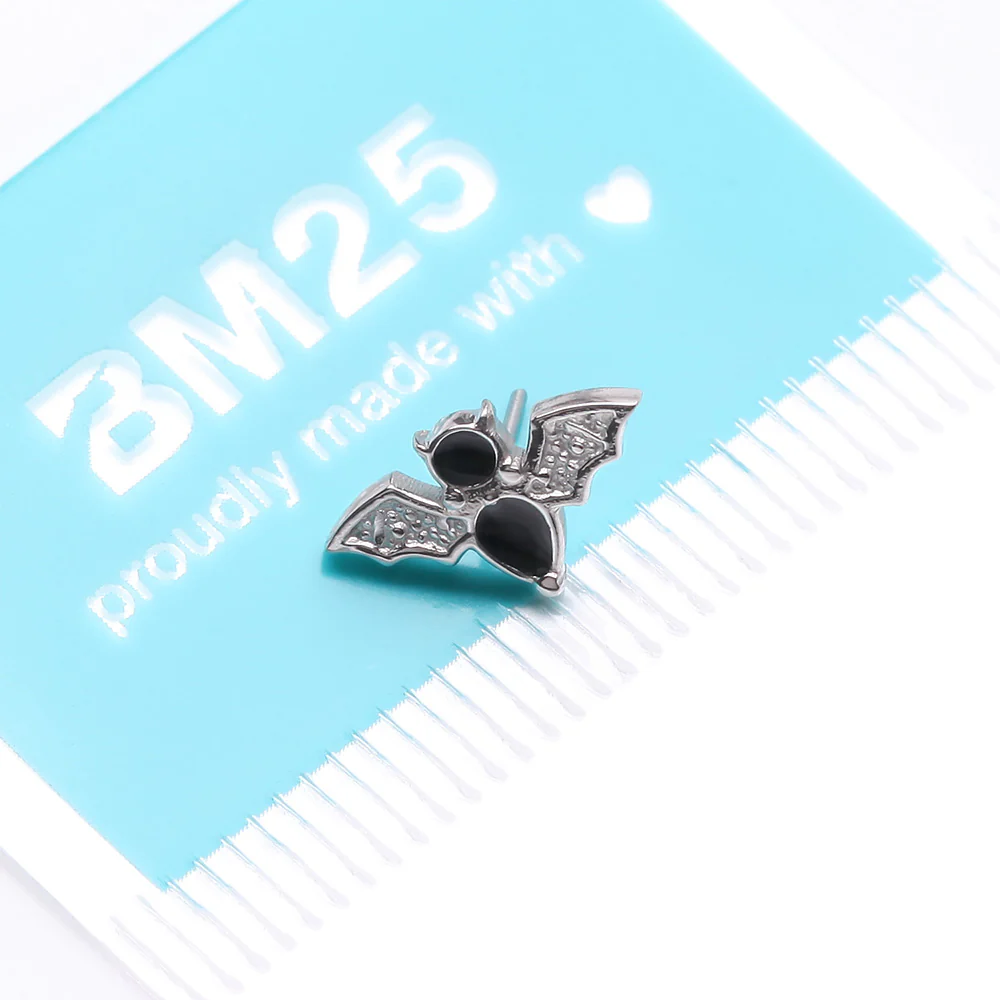 Implant Grade Titanium OneFit Threadless Flying Black Bat Top Part - Image 5