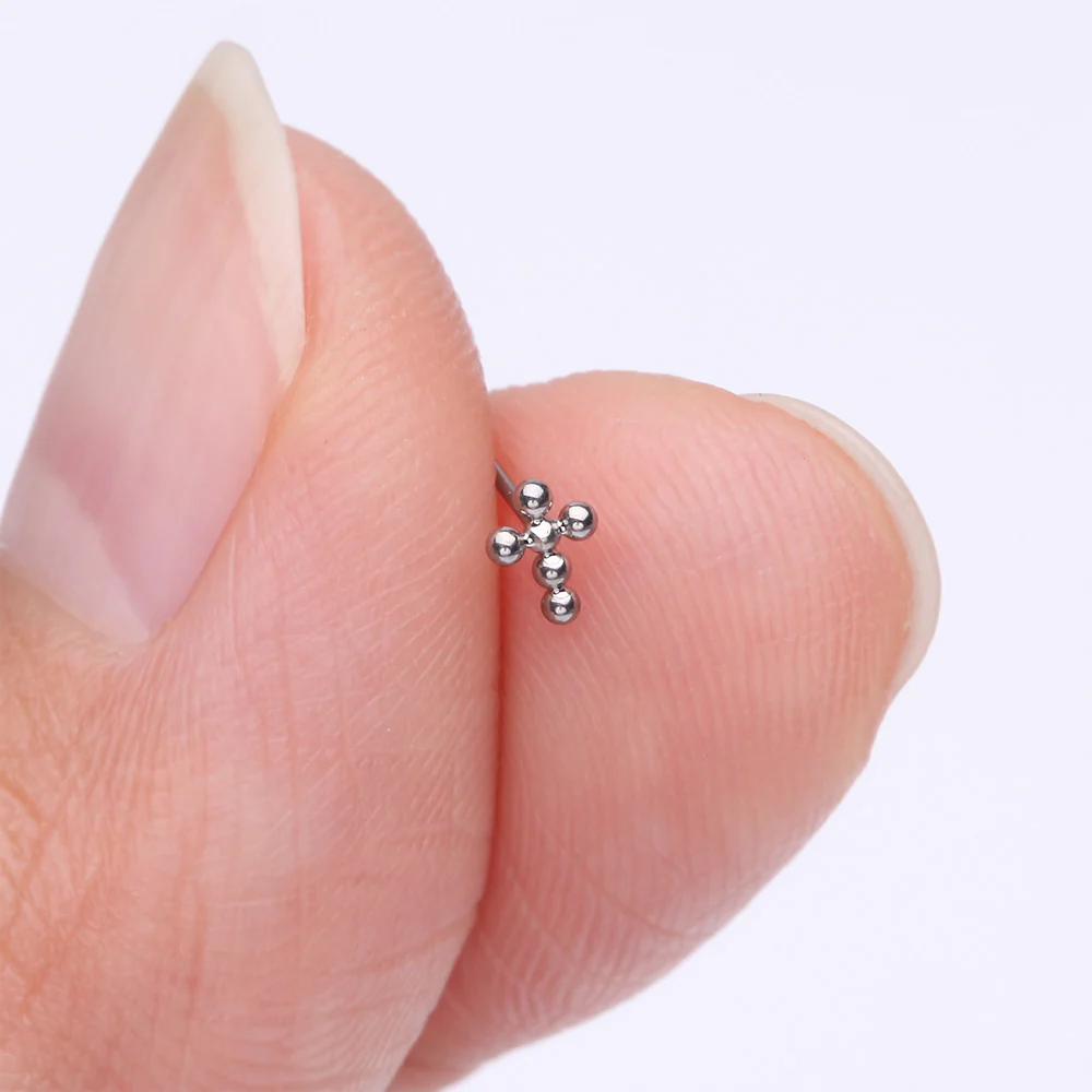 Implant Grade Titanium OneFit Threadless Beaded Ball Cross Top Part - Image 3
