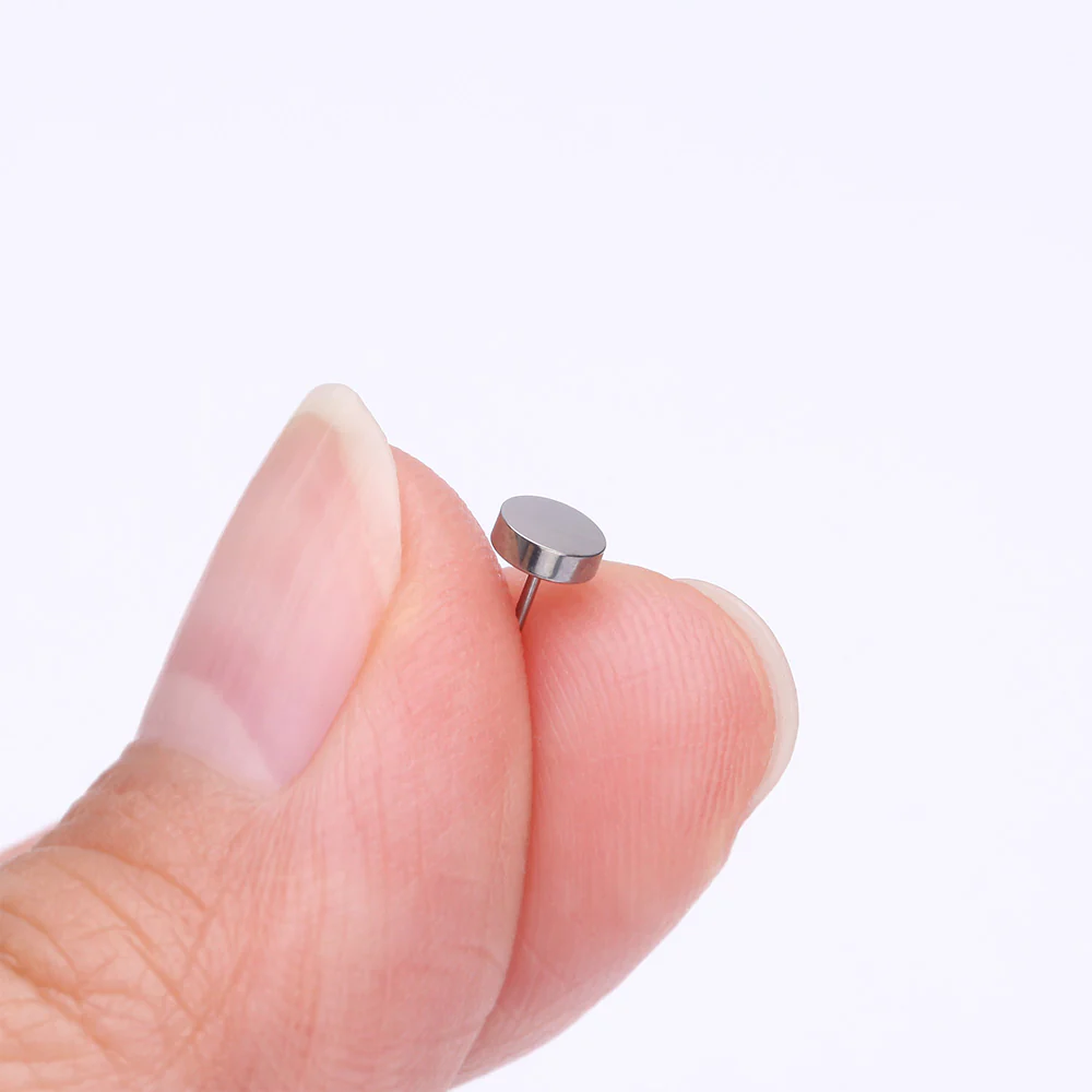 Implant Grade Titanium OneFit Threadless Flat Round Top Part - Image 3