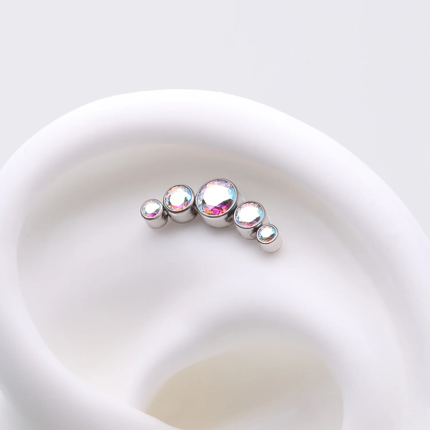 Implant Grade Titanium OneFit Threadless Journey Sparkle Curve Top Part - Image 2