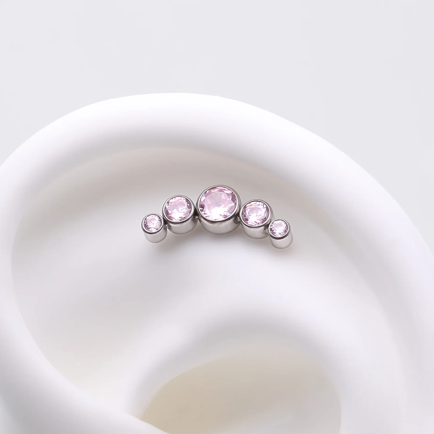 Implant Grade Titanium OneFit Threadless Journey Sparkle Curve Top Part - Image 2