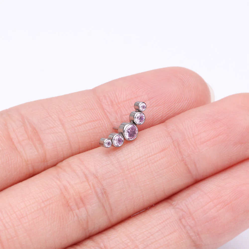Implant Grade Titanium OneFit Threadless Journey Sparkle Curve Top Part - Image 3