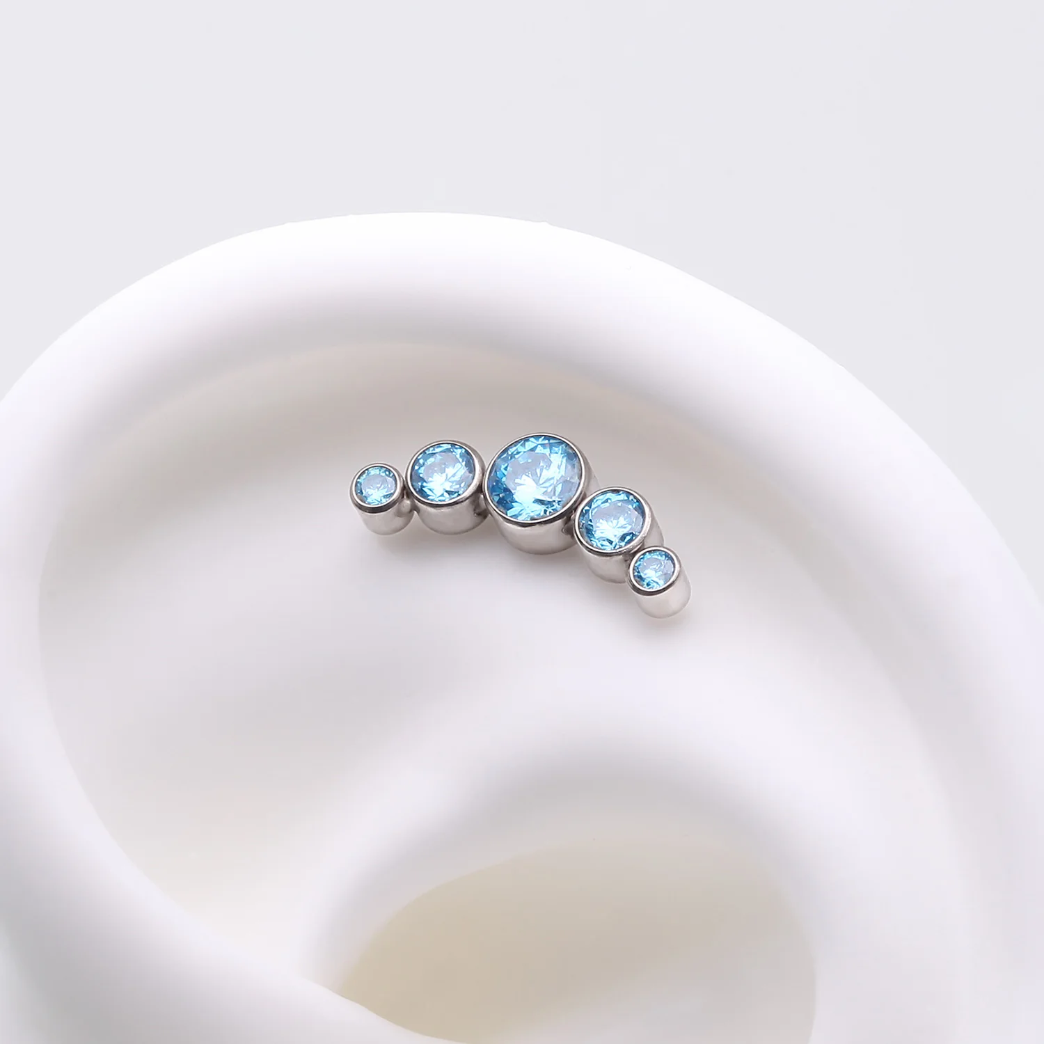 Implant Grade Titanium OneFit Threadless Journey Sparkle Curve Top Part - Image 2