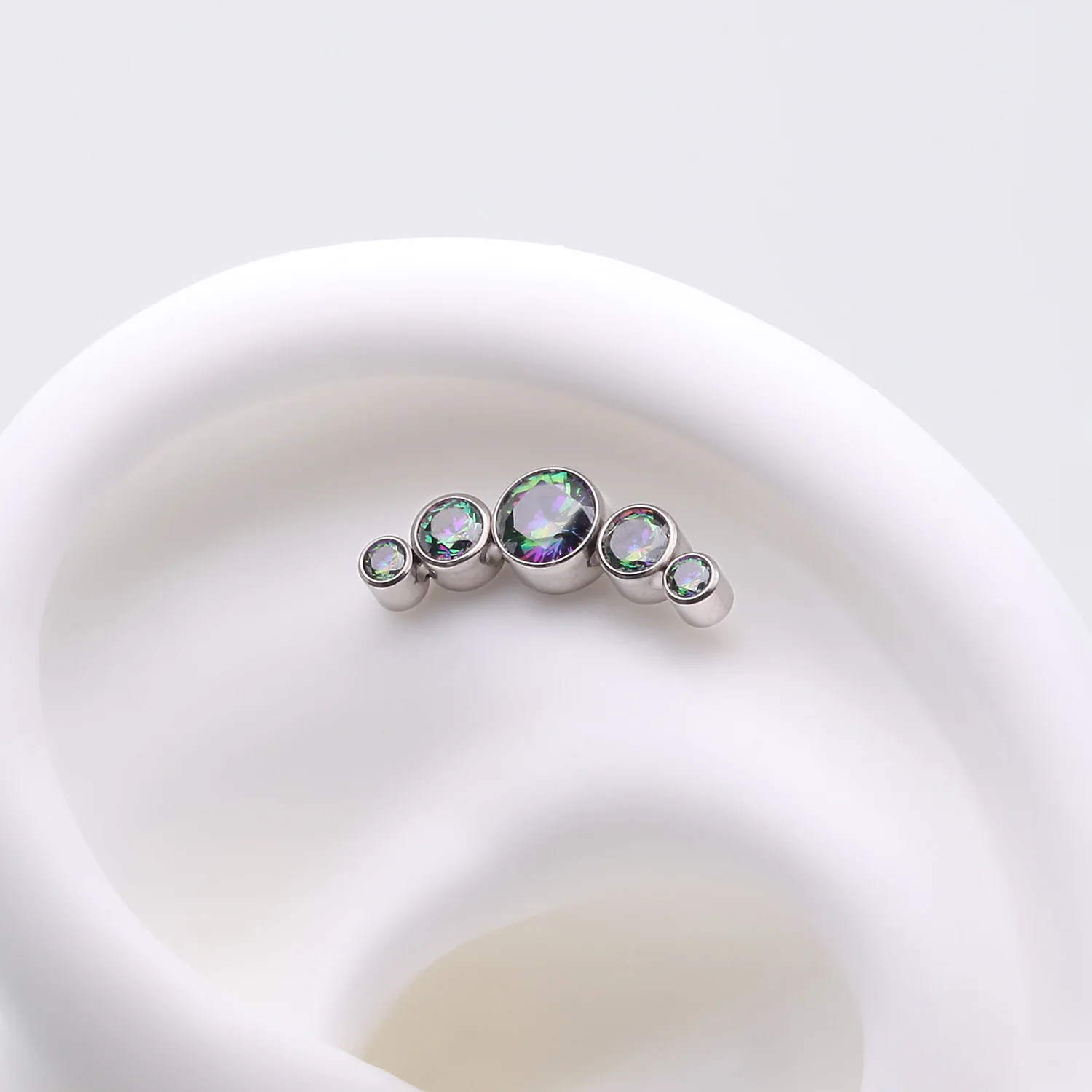 Implant Grade Titanium OneFit Threadless Journey Sparkle Curve Top Part - Image 2