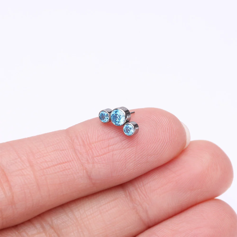 Implant Grade Titanium OneFit Threadless Journey Sparkle Trio Top Part - Image 3