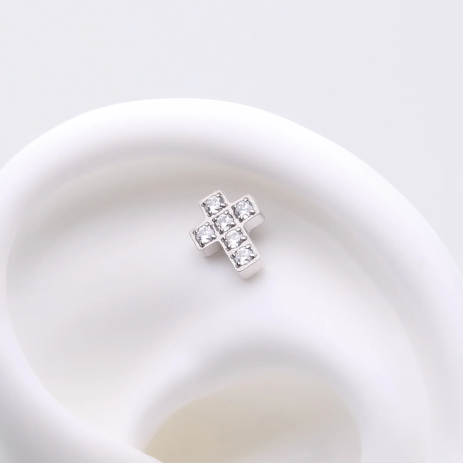 Implant Grade Titanium OneFit Threadless Multi-Gem Cross Top Part - Image 2