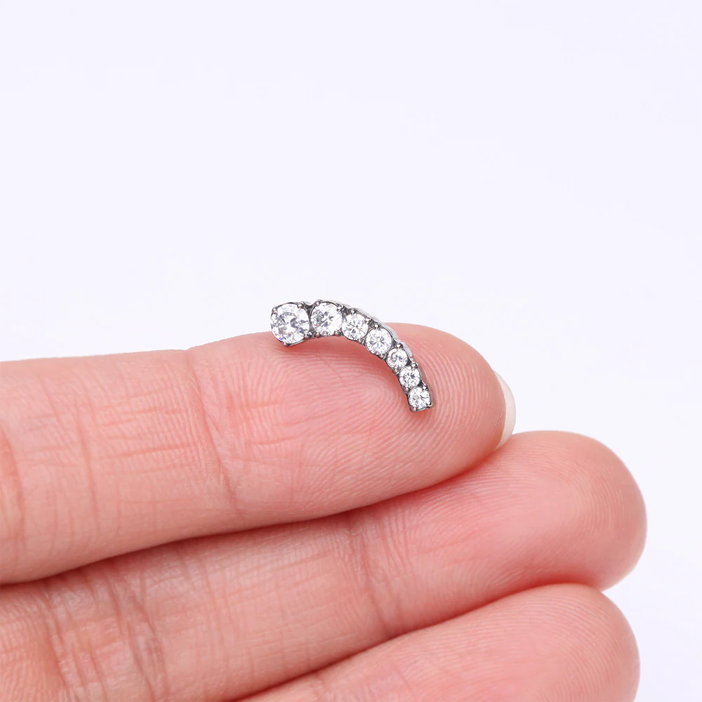 Implant Grade Titanium OneFit Threadless Sparkle Journey Curve Essence Top Part - Image 3