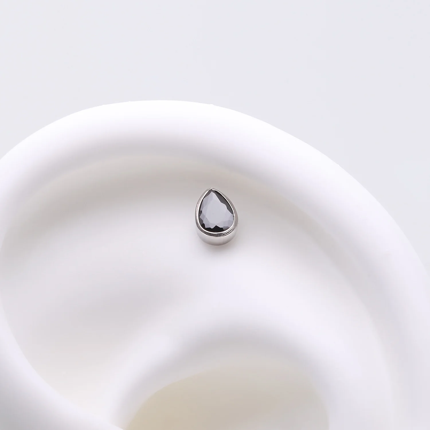 Implant Grade Titanium OneFit Threadless Teardrop Sparkle Top Part - Image 2