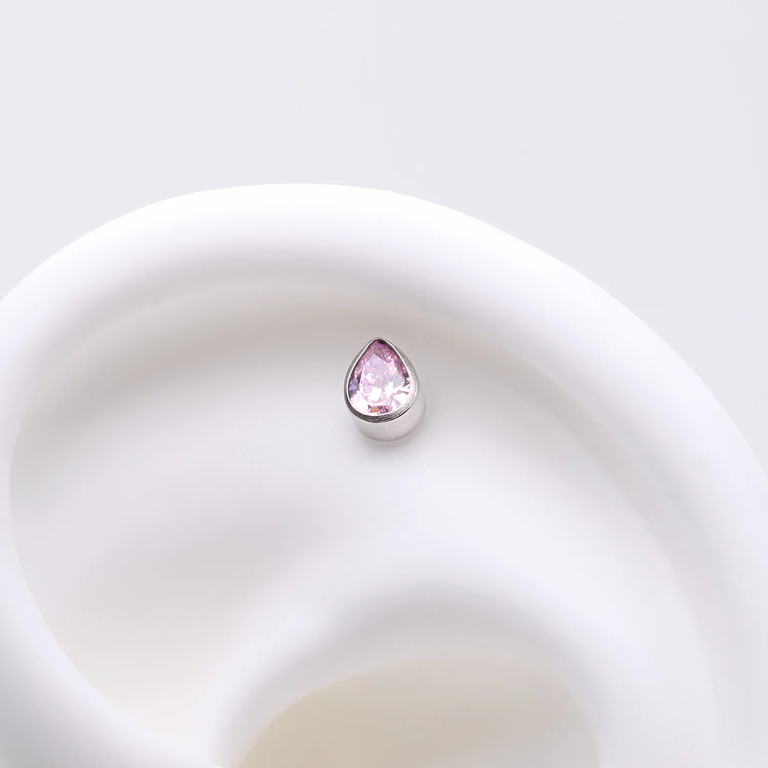 Implant Grade Titanium OneFit Threadless Teardrop Sparkle Top Part - Image 2