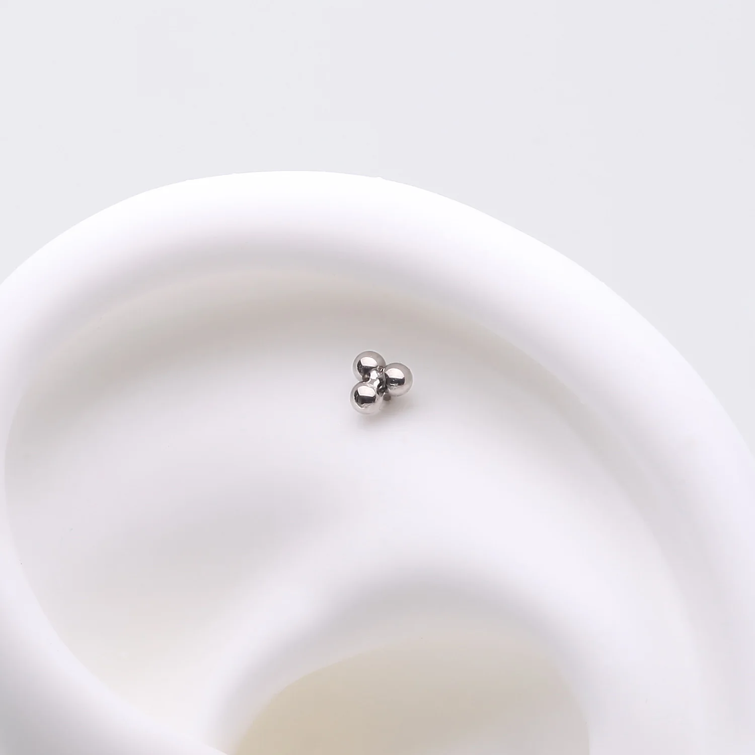 Implant Grade Titanium OneFit Threadless Trinity Bali Beads Top Part - Image 2