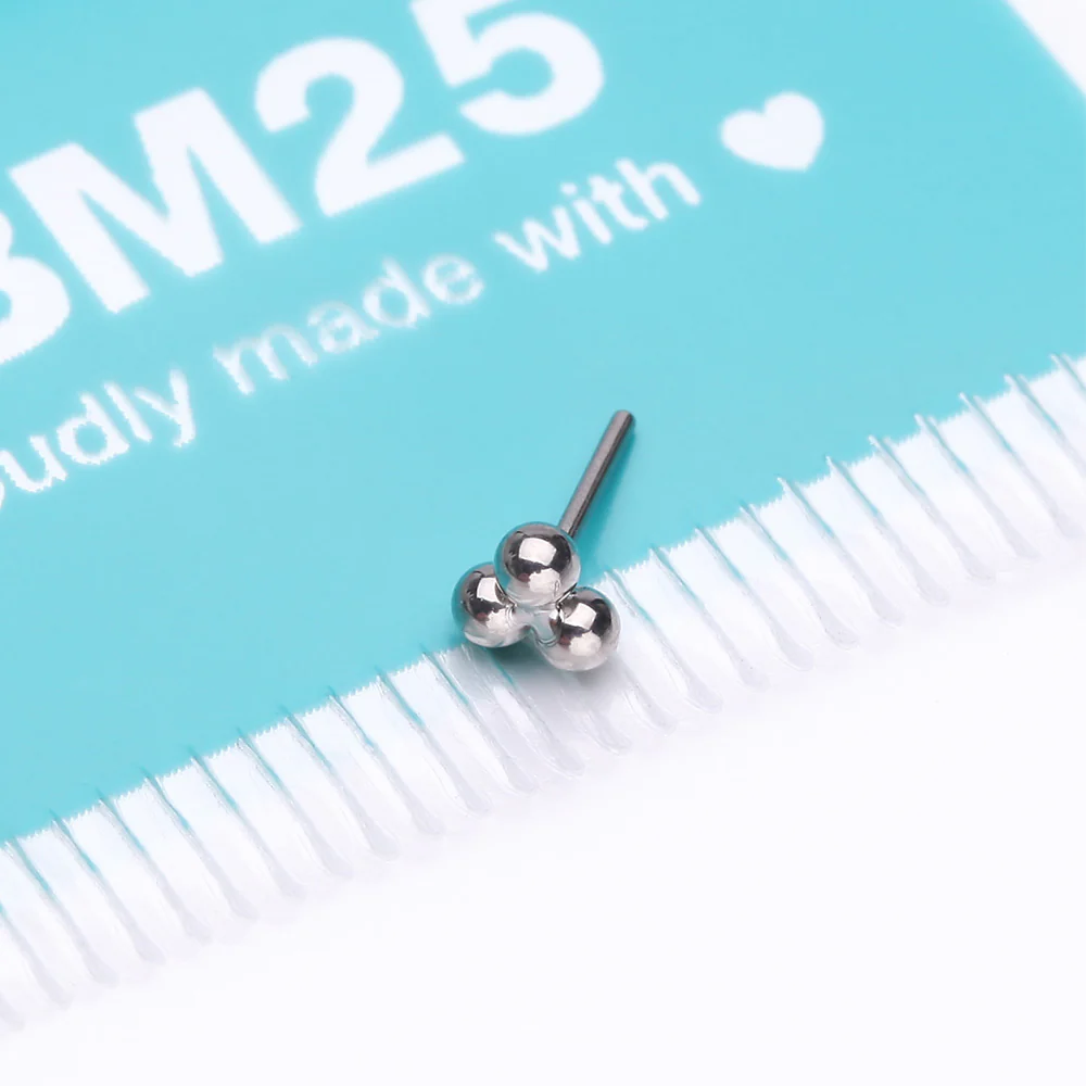 Implant Grade Titanium OneFit Threadless Trinity Bali Beads Top Part - Image 4