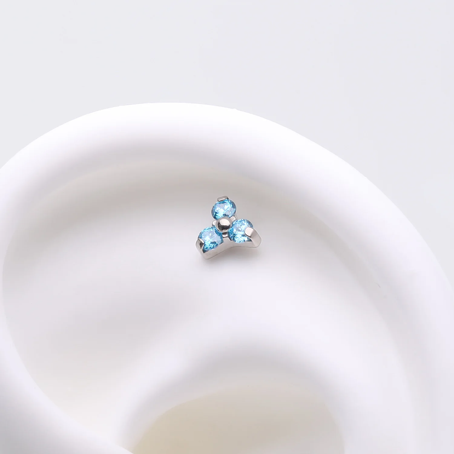 Implant Grade Titanium OneFit Threadless Trinity Gem Sparkle Top Part - Image 2