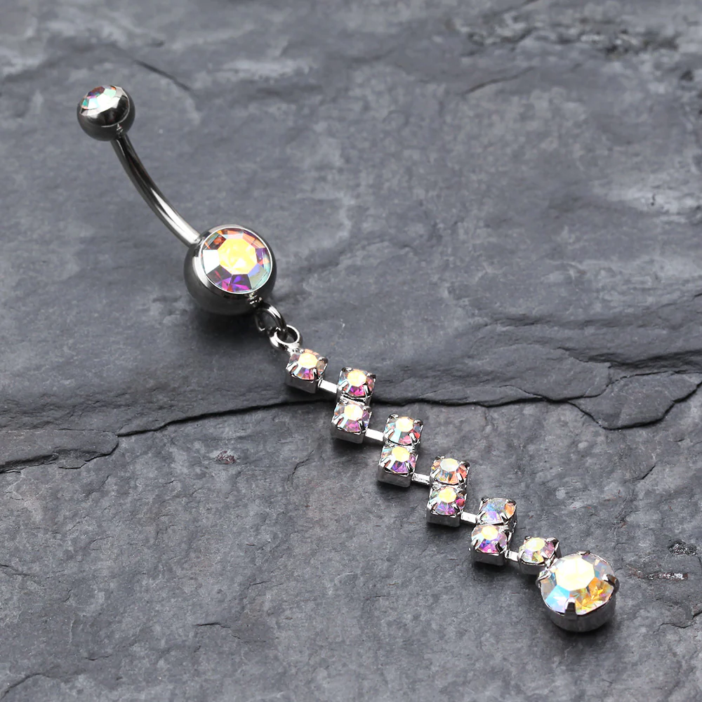 Journey Tier Sparkle Belly Ring - Image 3