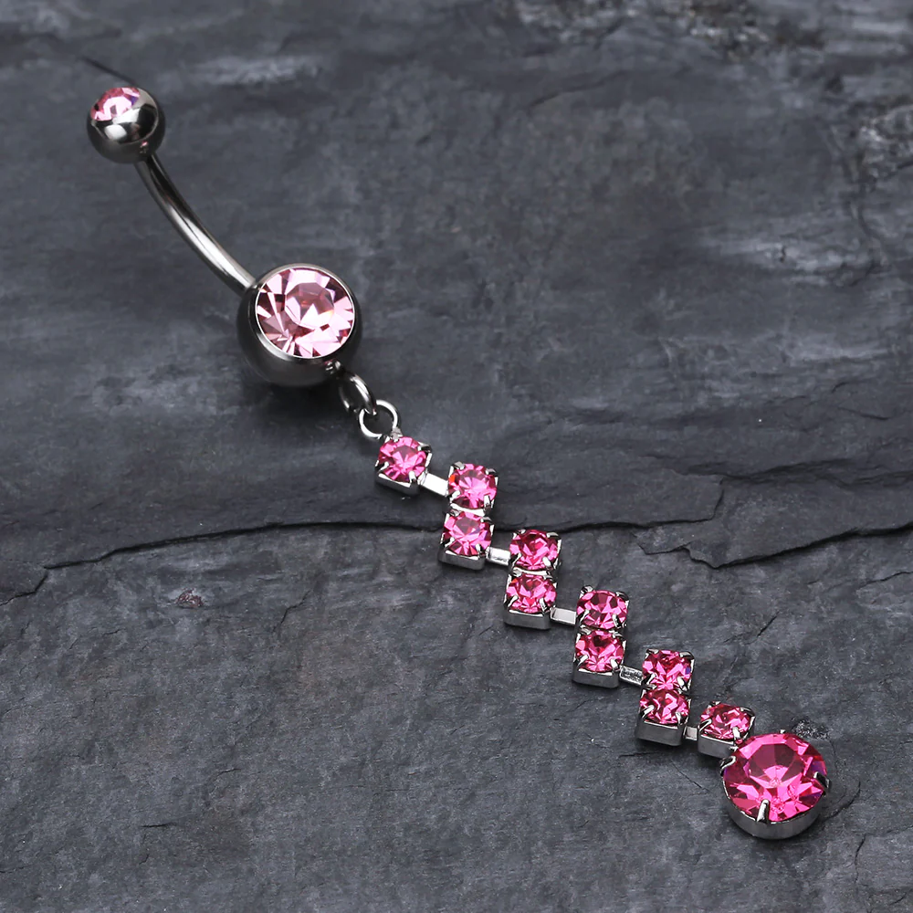 Journey Tier Sparkle Belly Ring - Image 3