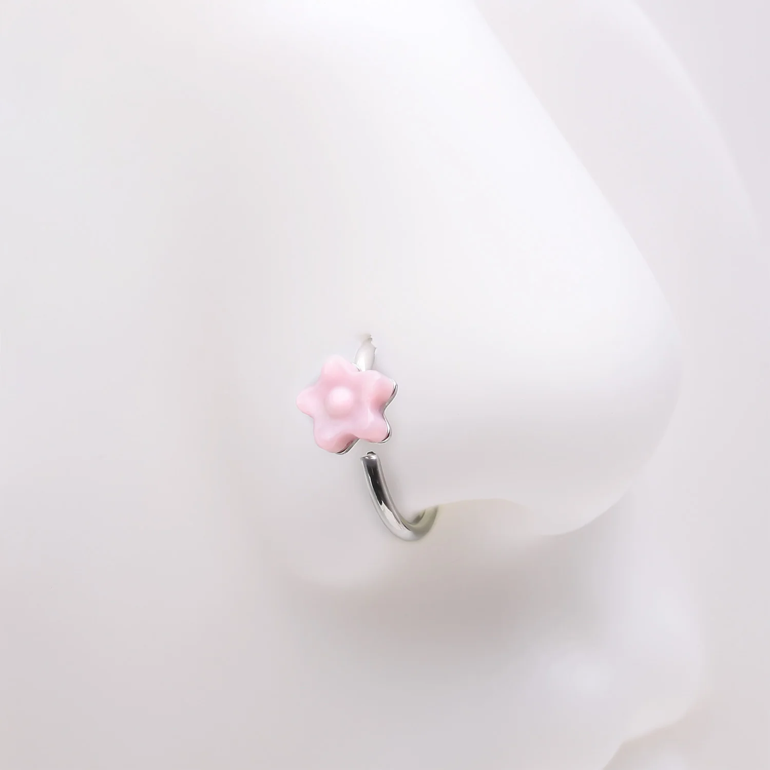 Kawaii Pop Sweet Flower Bendable Hoop Ring - Image 2