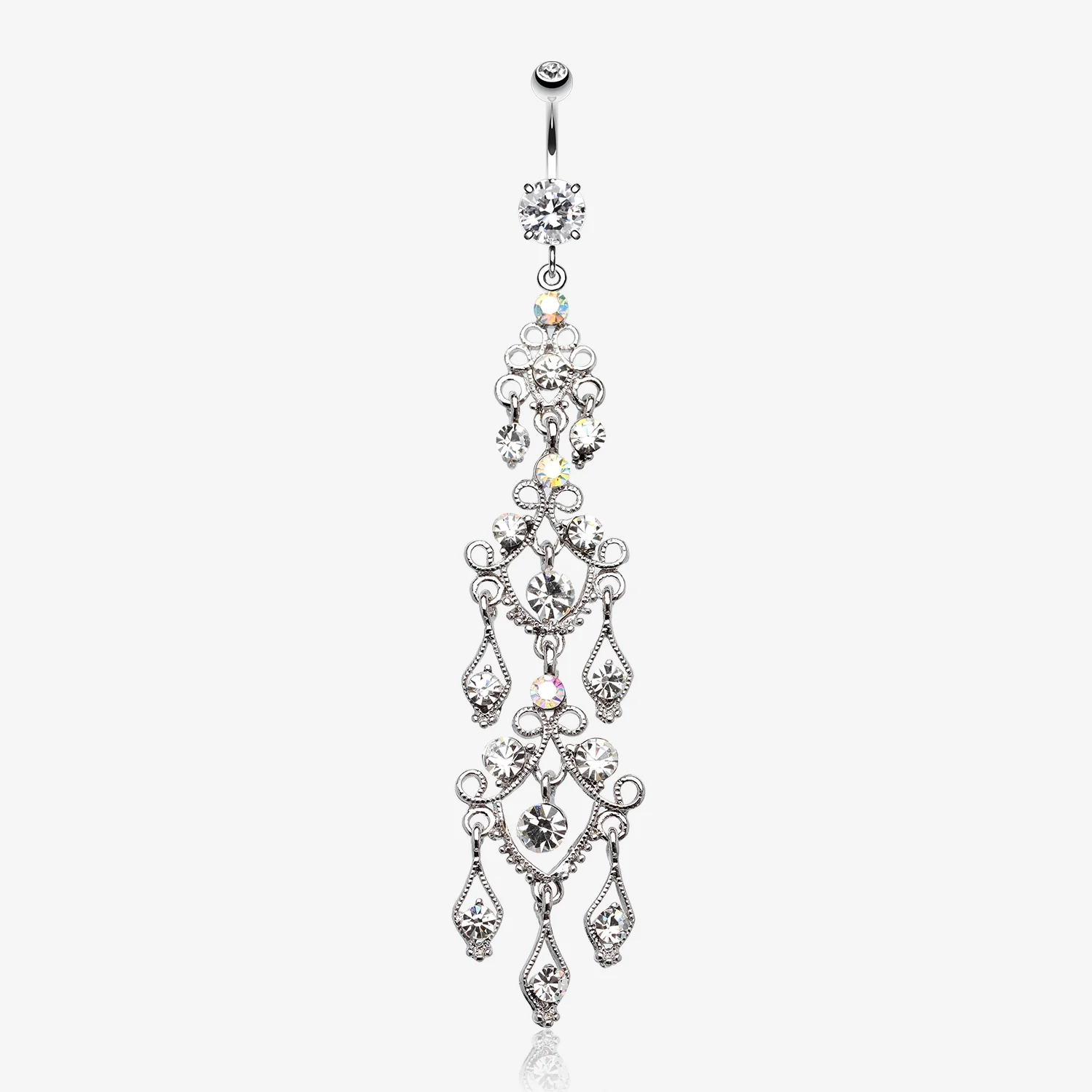 Majestic Chandelier Belly Button Ring