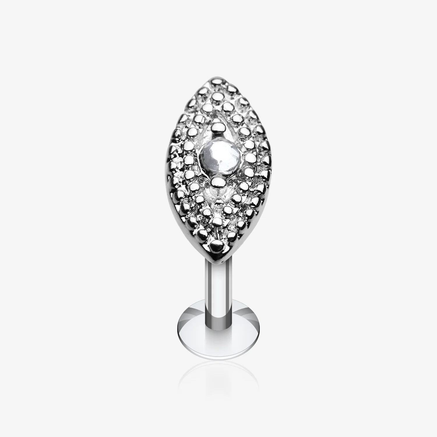 Marquise Sparkle Steel Labret