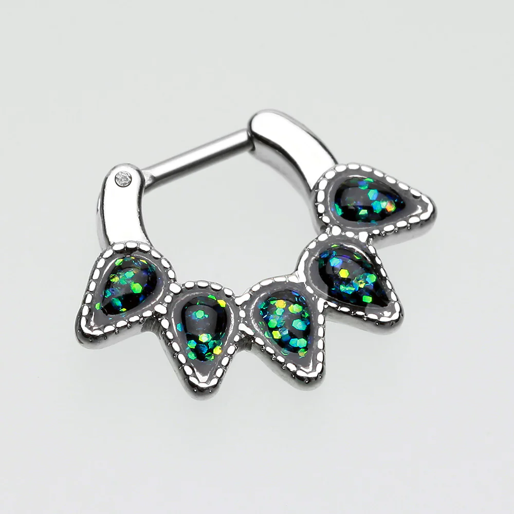 Opal Quinary Spear Septum Clicker - Image 3
