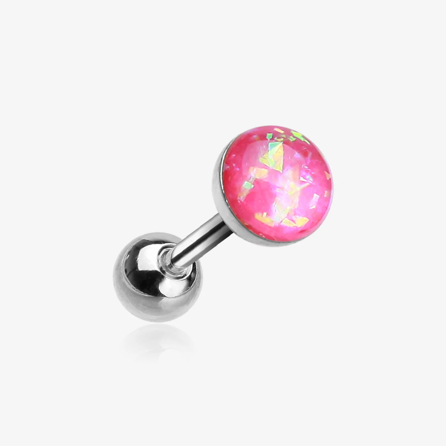Opal Sparkle Cartilage Tragus Earring