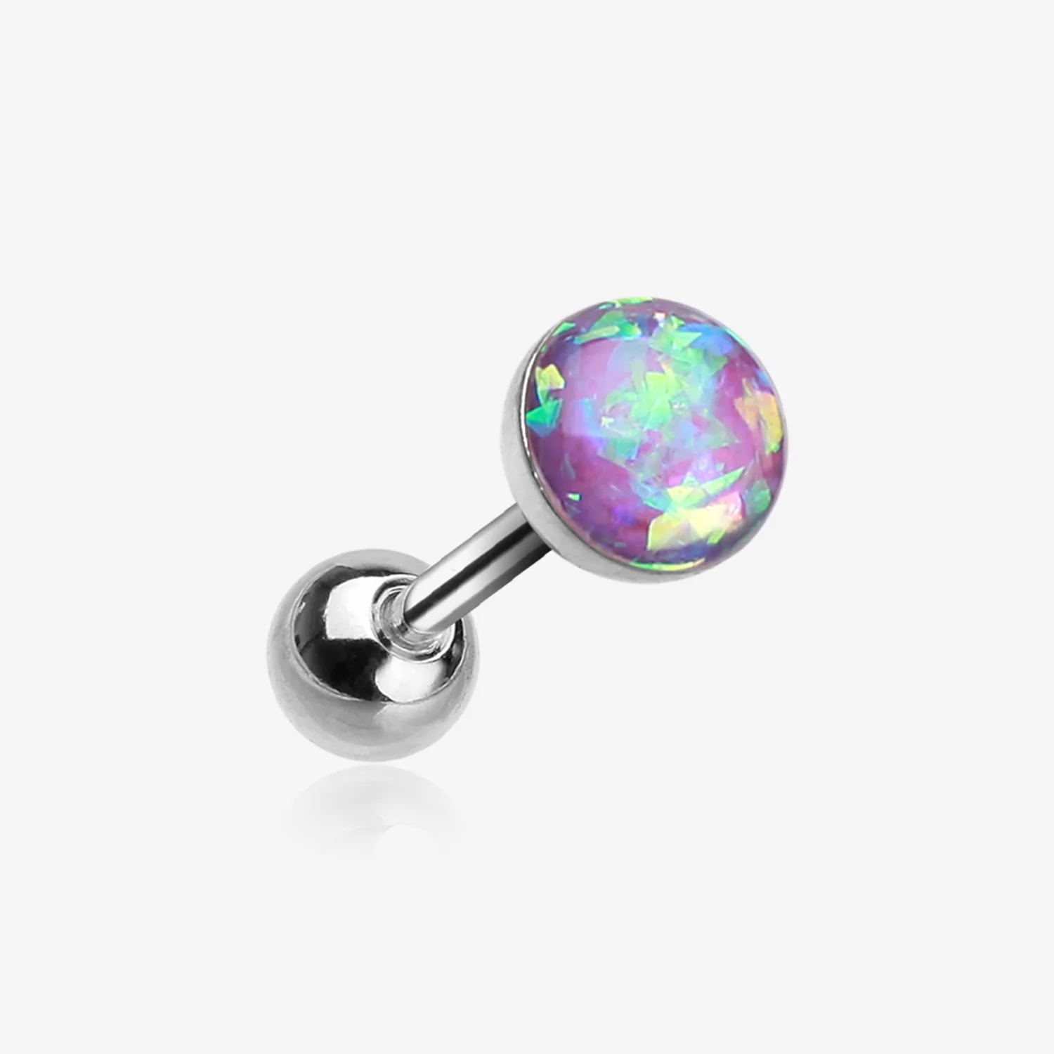 Opal Sparkle Cartilage Tragus Earring