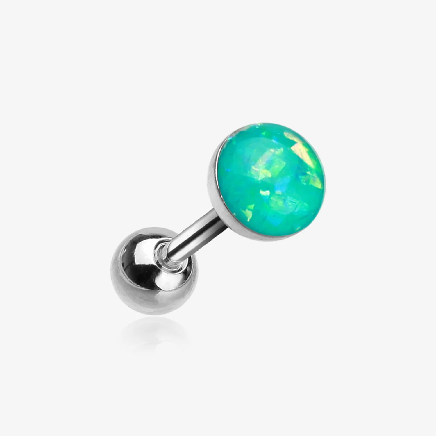 Opal Sparkle Cartilage Tragus Earring