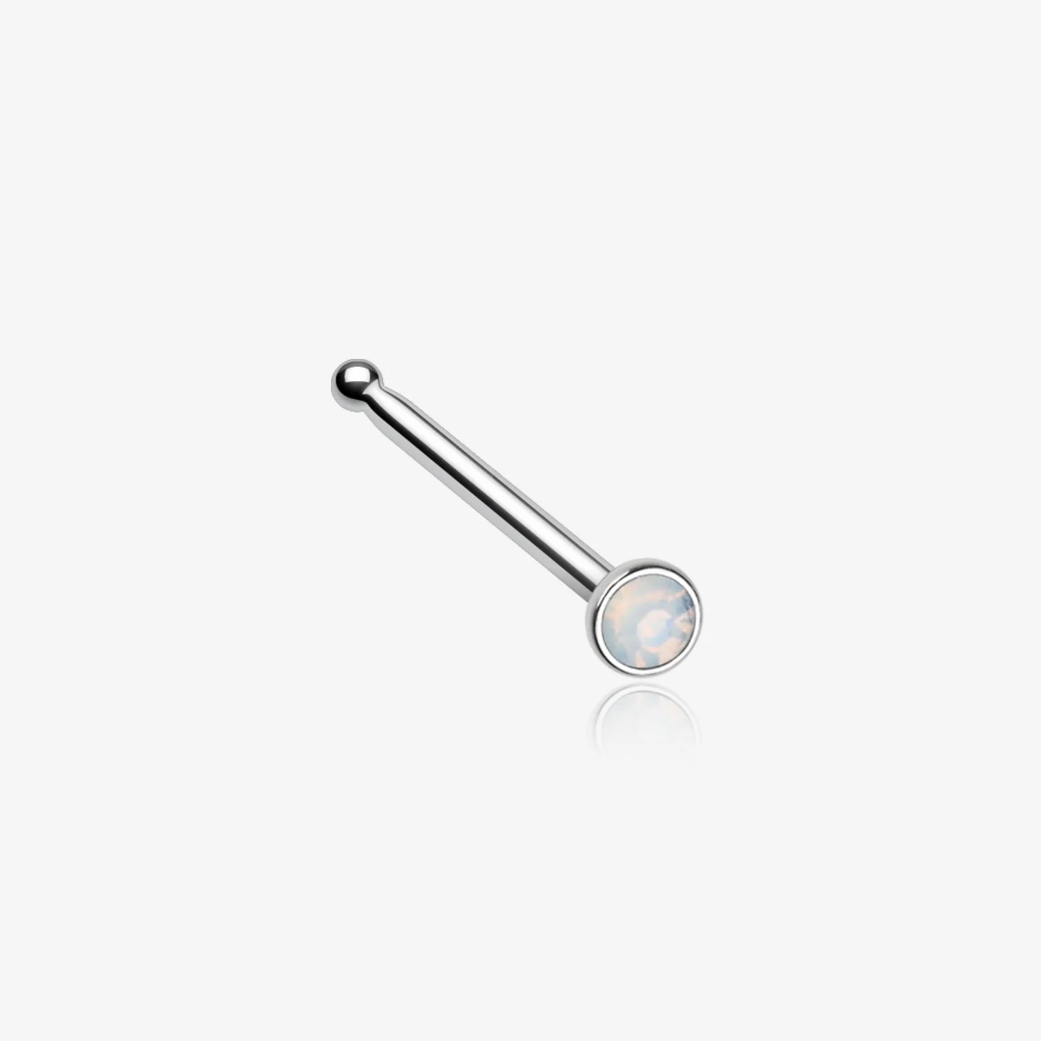 Opalite Gem Sparkle Nose Stud Ring