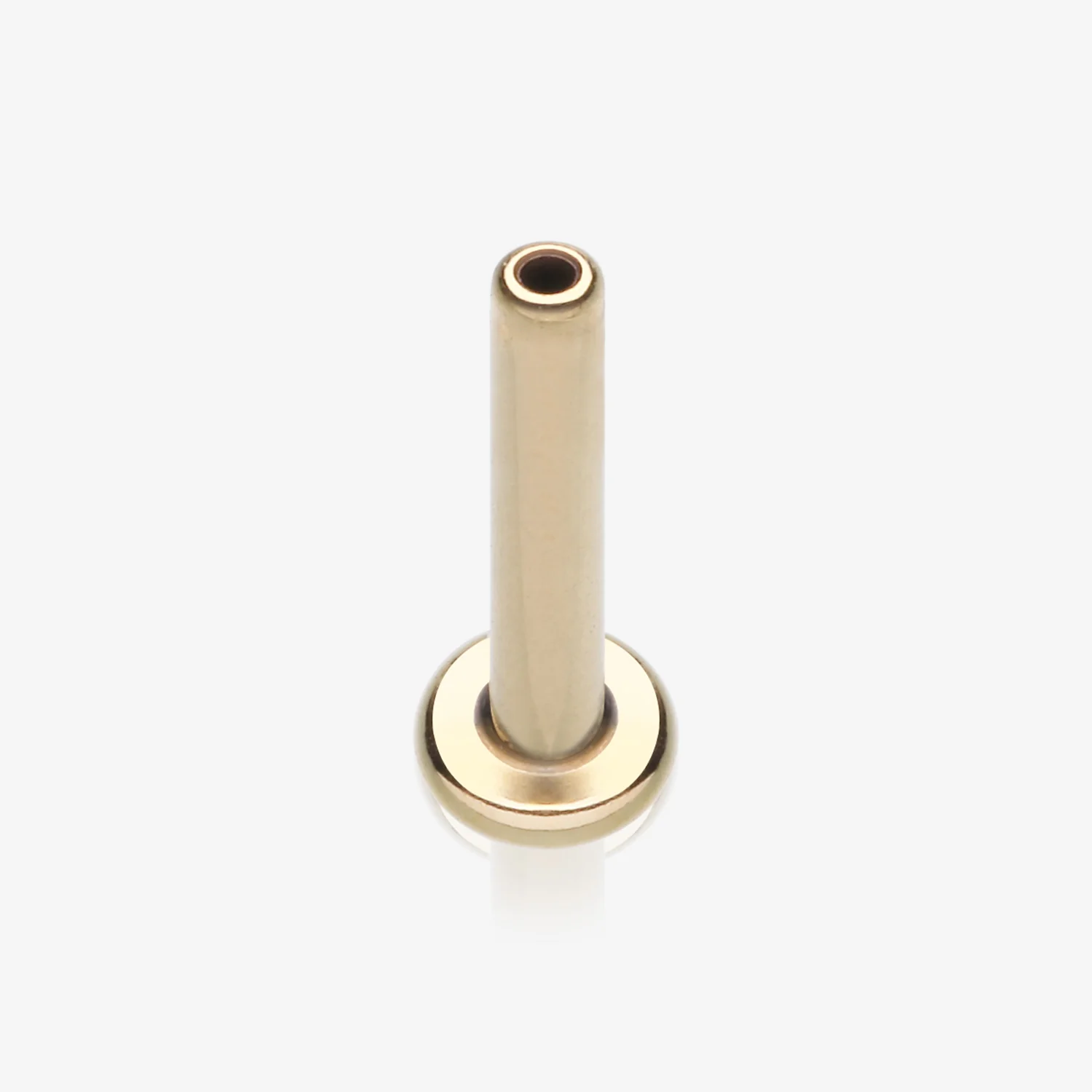 Pure24K Implant Grade Titanium OneFit Threadless Flat Back Stud Labret Bar Part