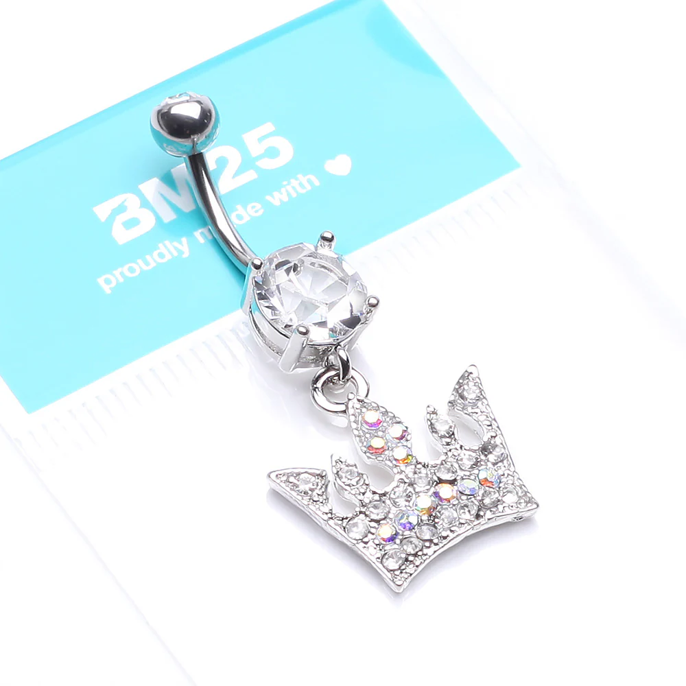 Regal Crown Belly Button Ring - Image 5