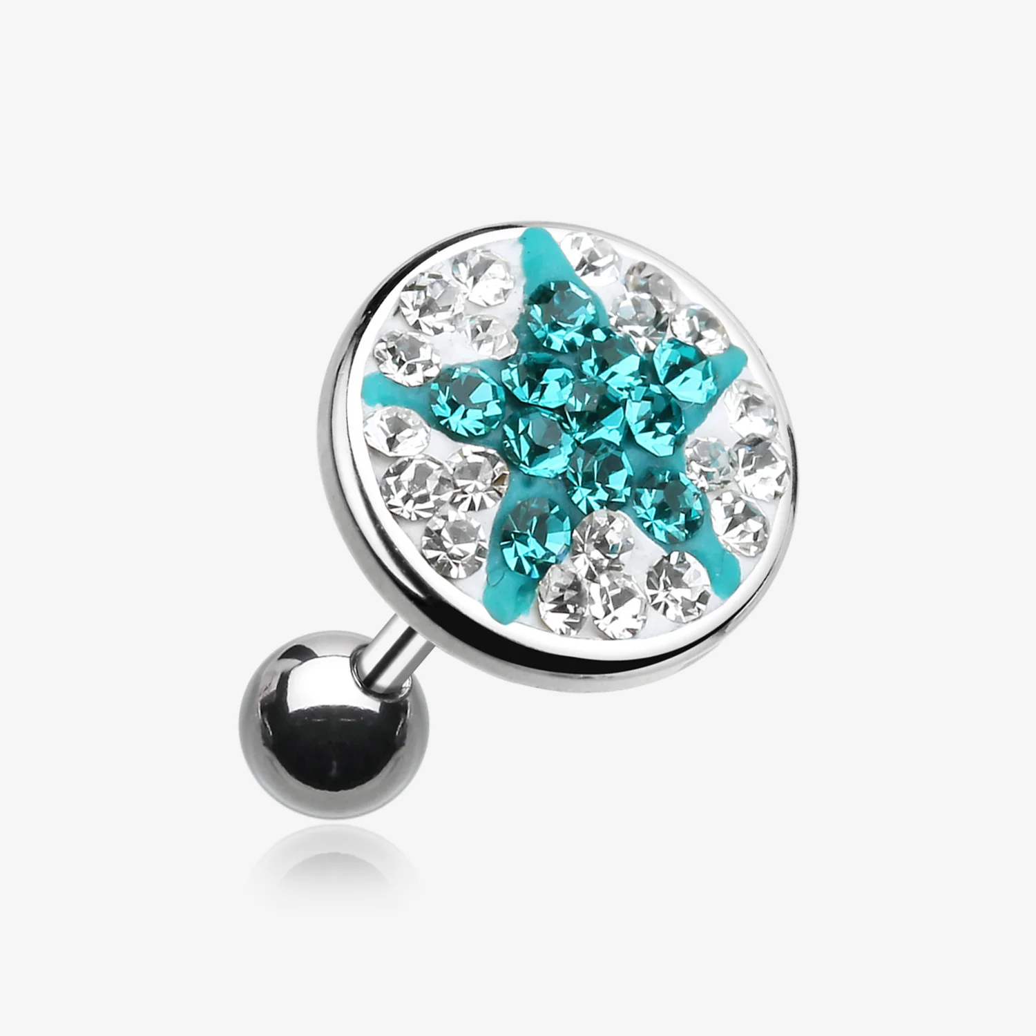 Shining Star Multi-Gem Cartilage Earring*