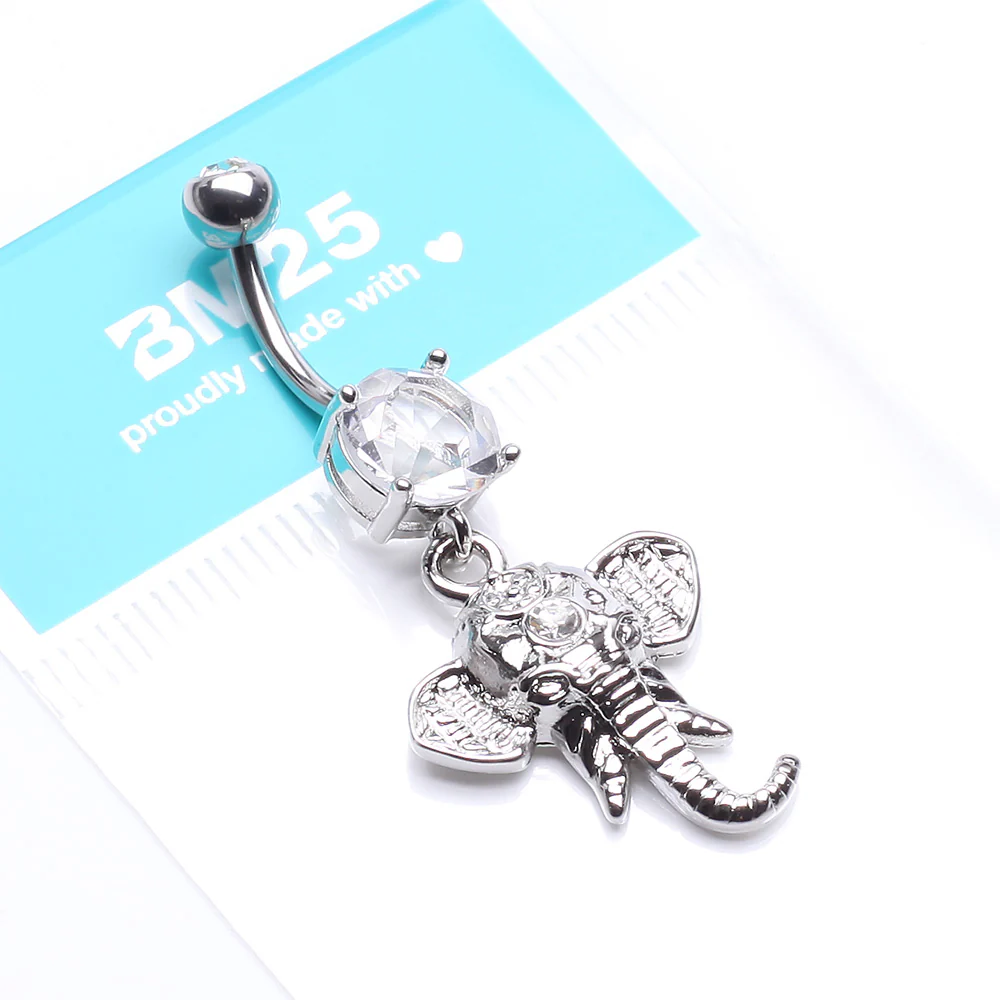 Shri Ganesha Elephant Belly Button Ring - Image 5