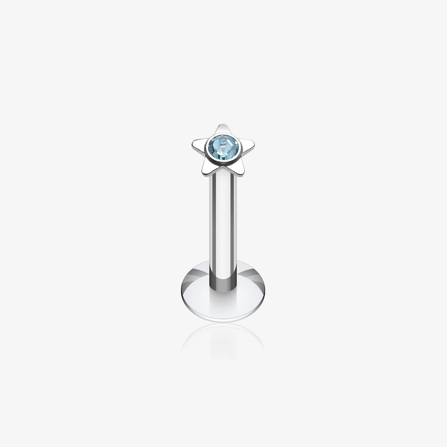 Sparkle Star Top Internally Threaded Labret