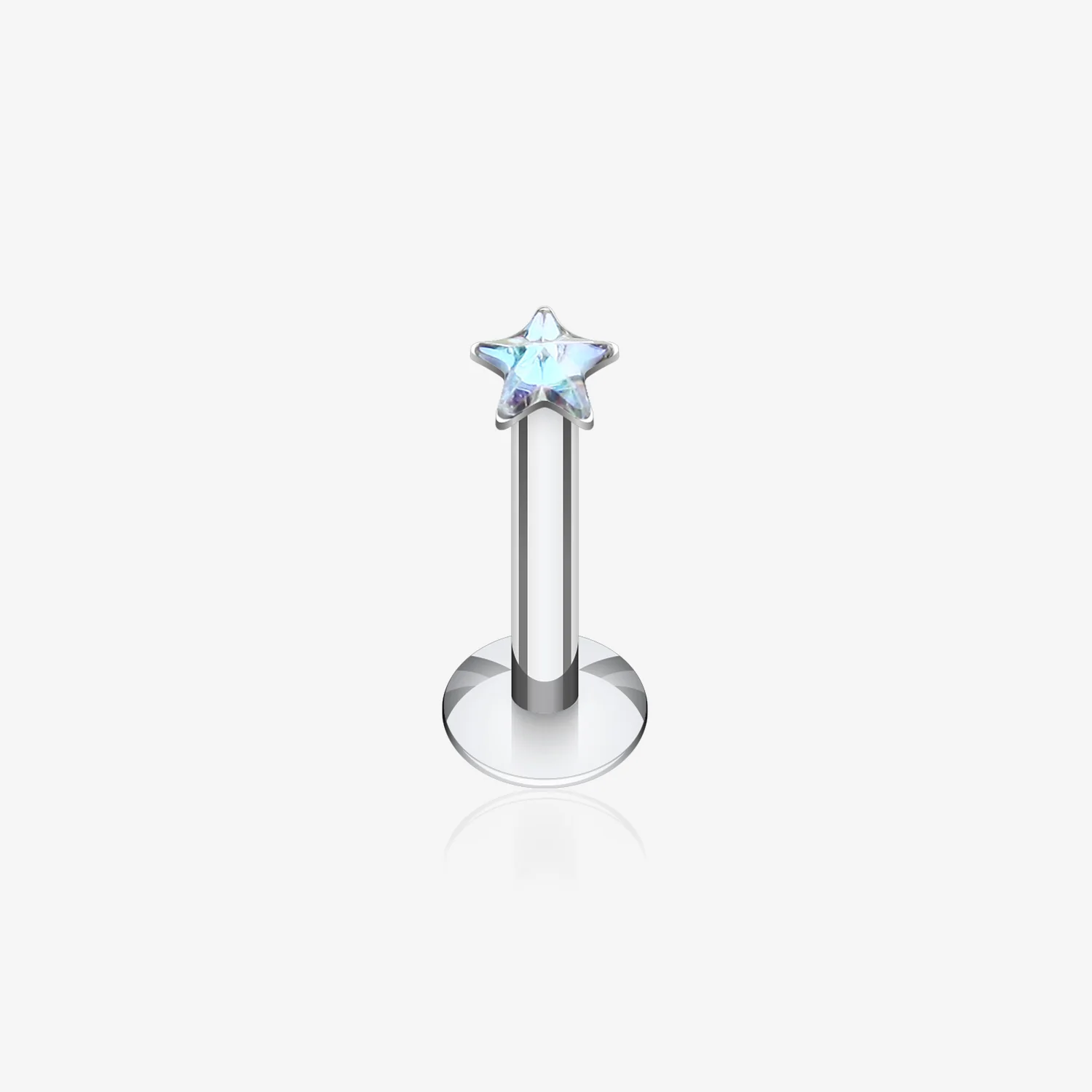 Star Gem Top Internally Threaded Labret