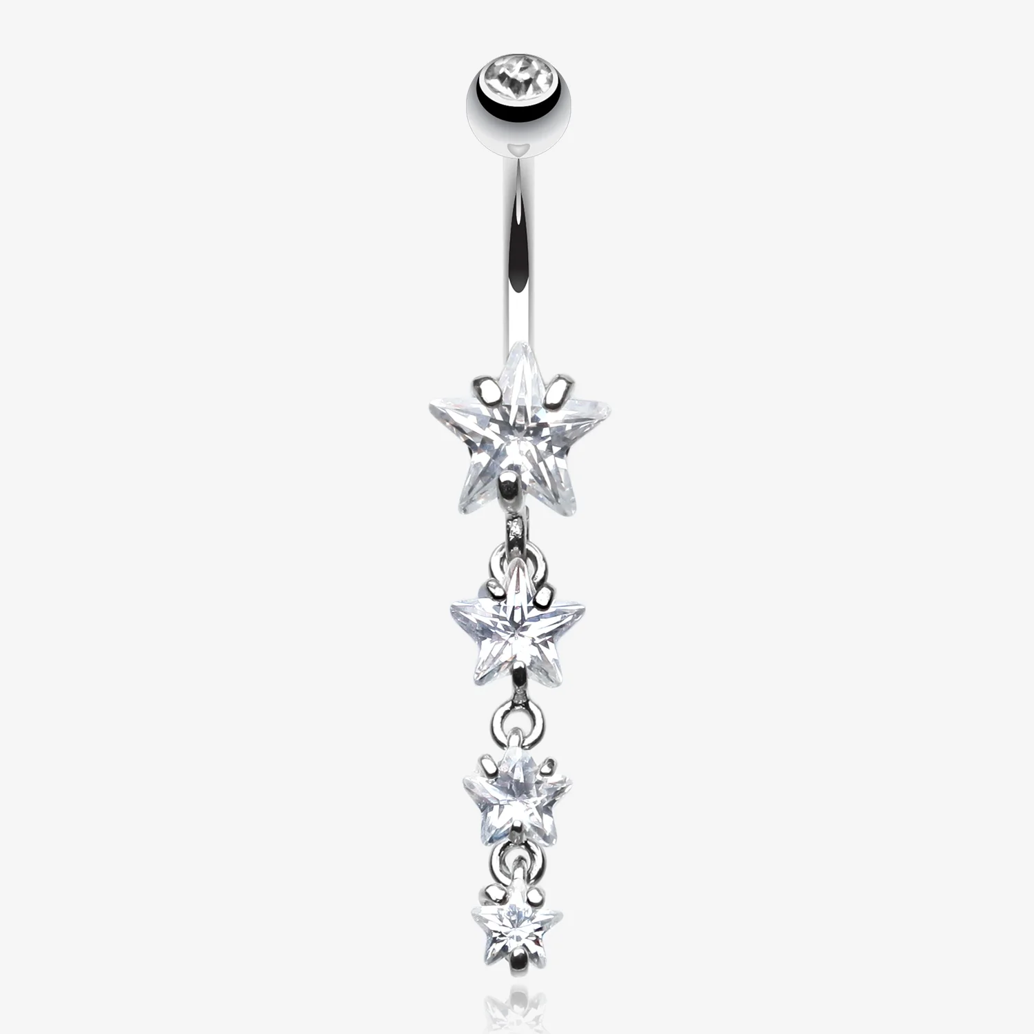 Star Spangled Belly Button Ring