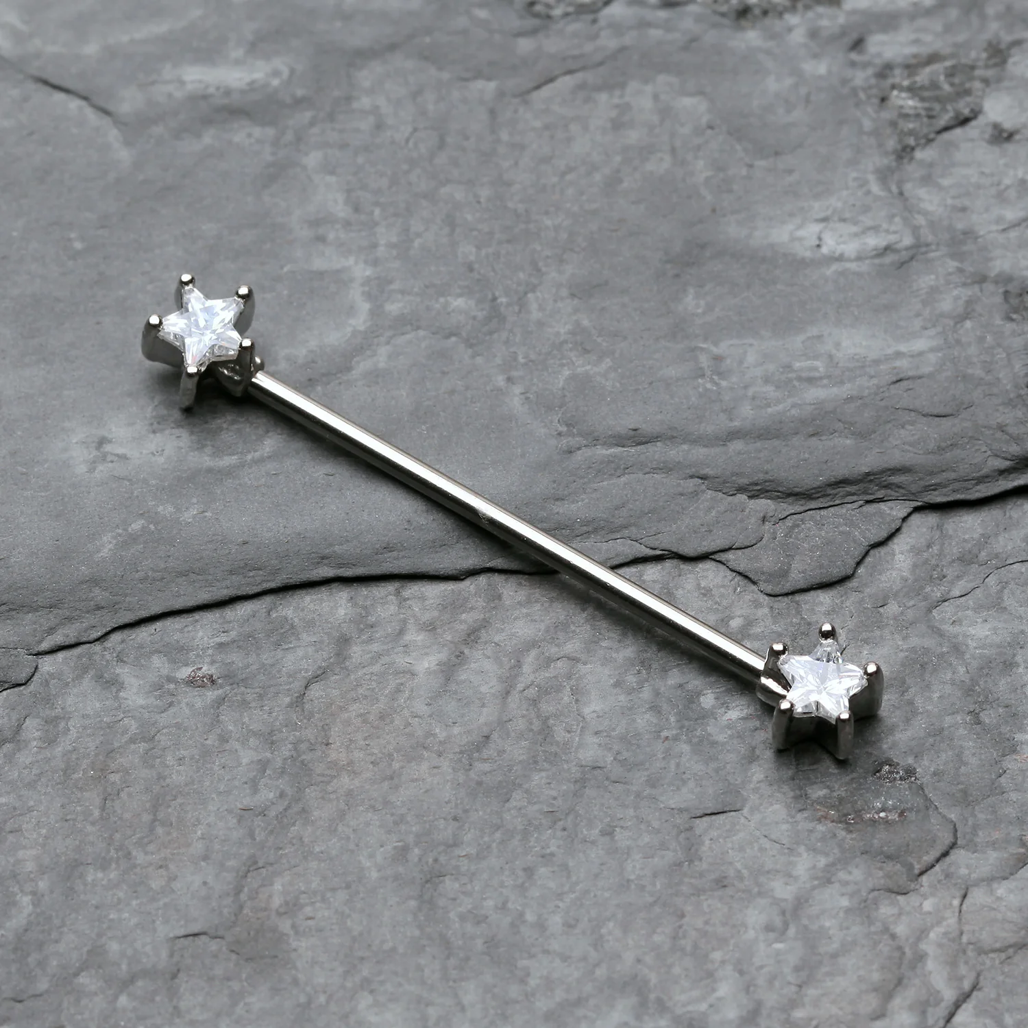 Star Sparkle Industrial Barbell - Image 2