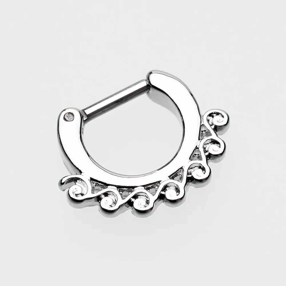 Tidal Wave Filigree Septum Clicker - Image 3
